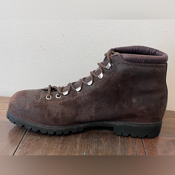 Calzaturificio The Alps By Fabiano Brown Leather Hiking Boots Womens size 8.5 N - Picture 4 of 13